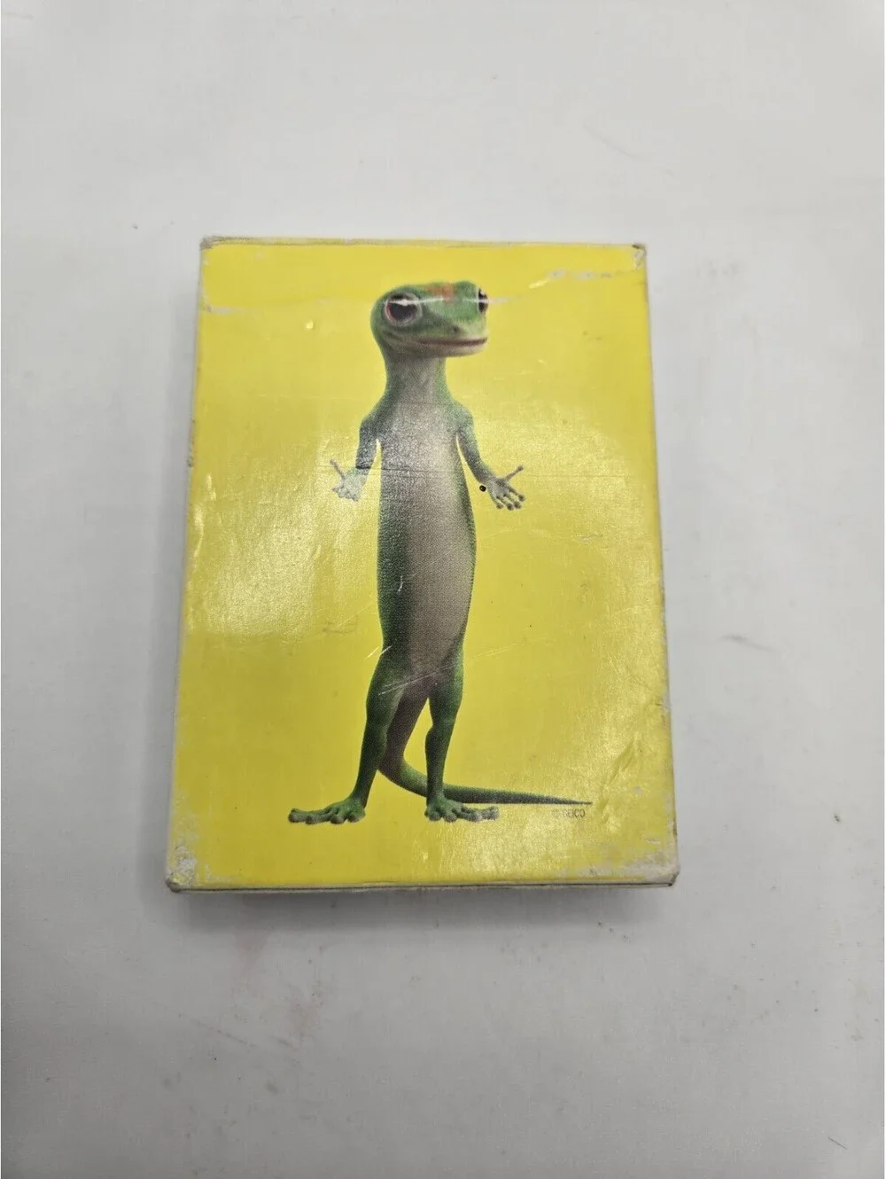 Vintage GEICO Gecko Advertising Playing Cards Deck Sealed Promo Mascot Collect